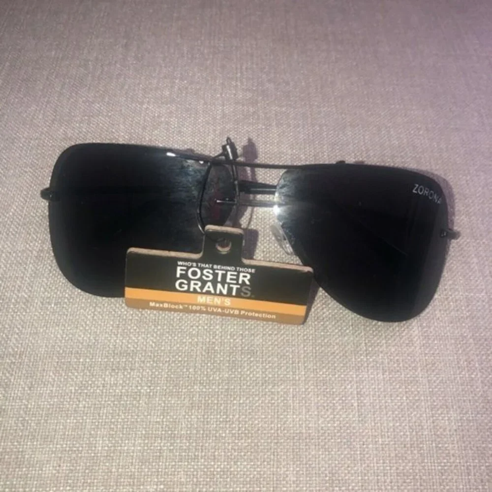 Foster Grant Grants Men’s Sunglasses Maxblock‎ Zorona Black NWT